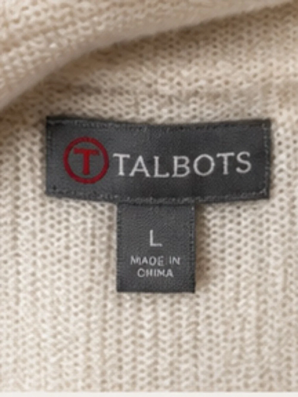 Talbots L Lambswool Blend Ombré Striped Cowl Neck Tunic Sweater
